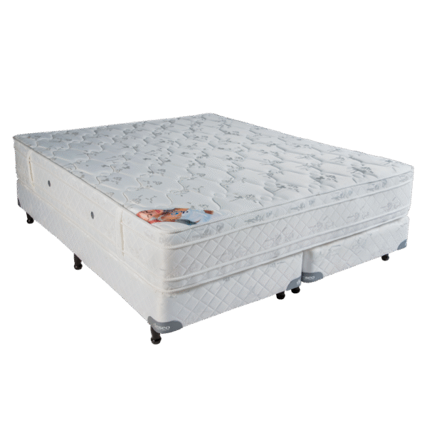 Conjunto Sommier Diamante El Deseo 140 x 190 x 30