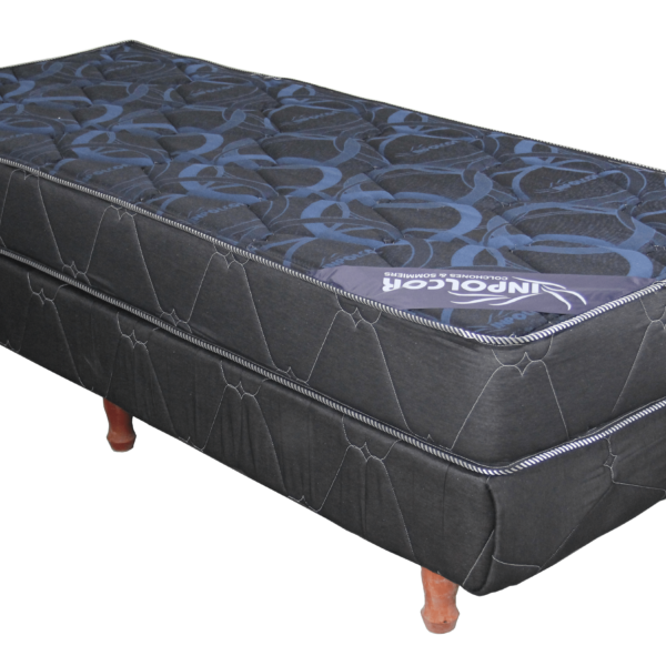 Conjunto Sommier Espuma Palermo 100 x 190 x 23