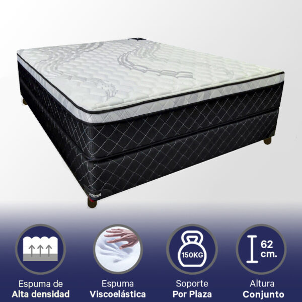 Conjunto Sommier New Sensity 140 x 190