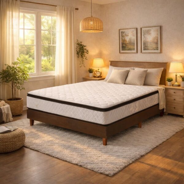 Conjunto Sommier Metal Kavanag 140 x 190 x 28