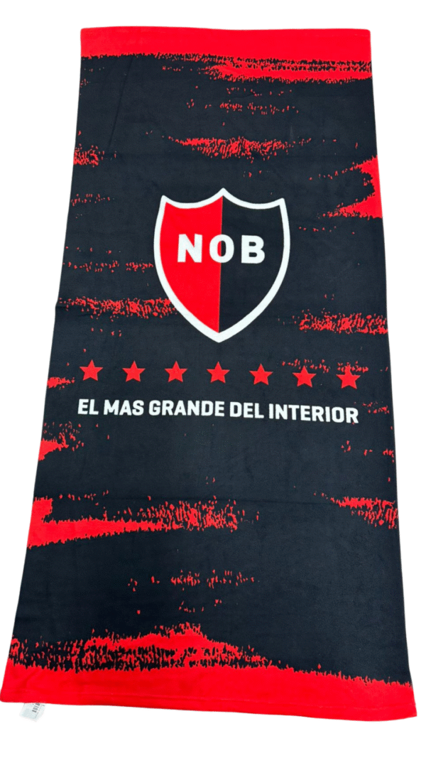 Toallon Playero Microfibra Newells Old Boys