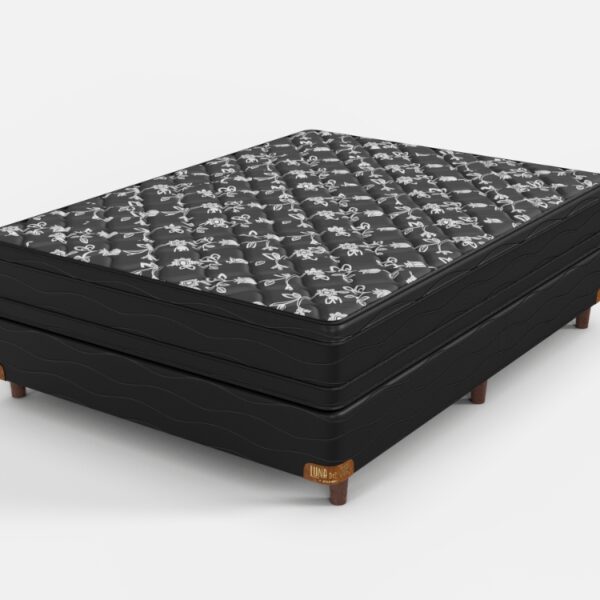 Conjunto Sommier Super Plus Luna Del Sur 140 x 190 x 27