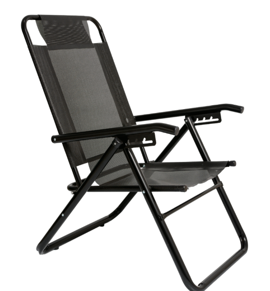 Reposera Plegable Black Playera