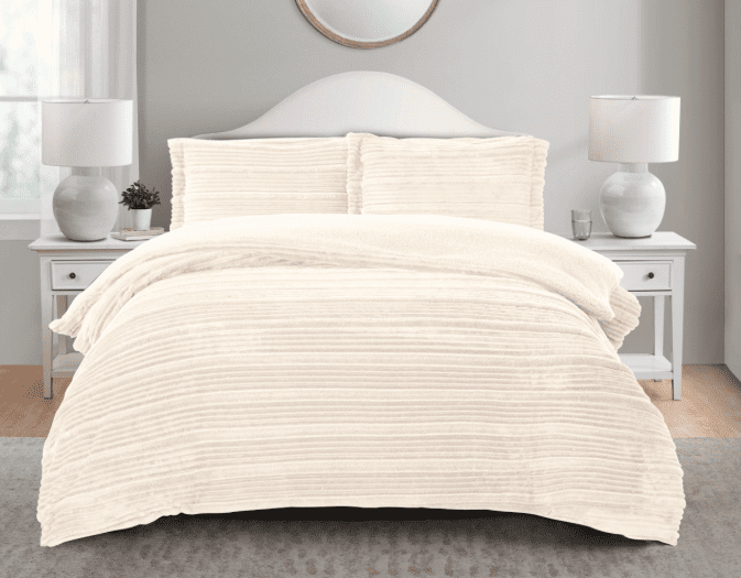 Edredon Cacharel Queen Size Con Corderito