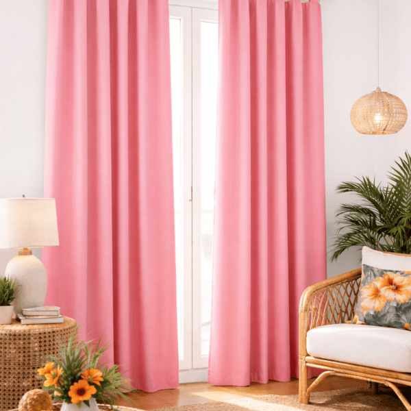 Alternative view of Juego De Cortina Prelista Tropical Mecanico