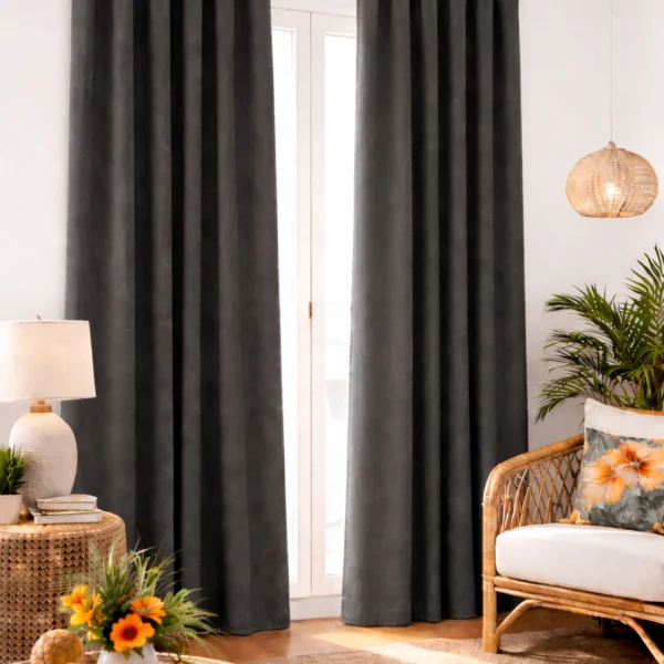 Juego De Cortinas Pana