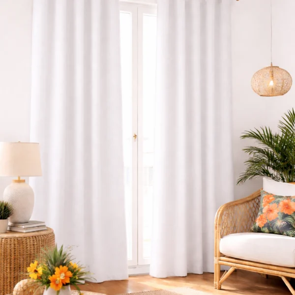 Alternative view of Juego De Cortina Rafia