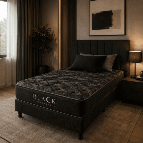 Colchon Black Confort Exclusivo 140 x 190 x 23