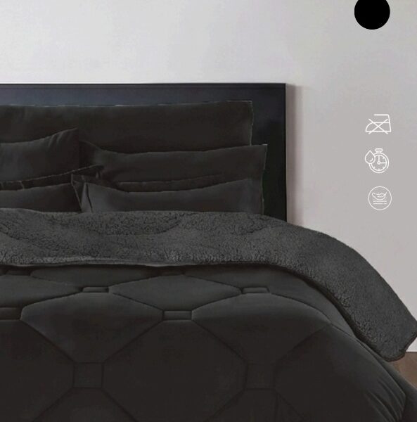 Edredon Corderito Reversible King Size
