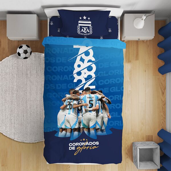 Juego De Sabanas Argentina Twin Size