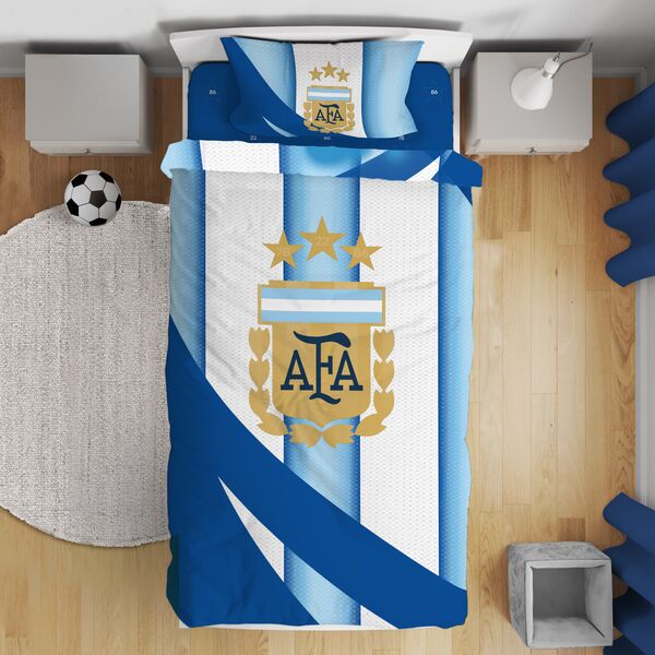 Alternative view of Juego De Sabanas Argentina Twin Size