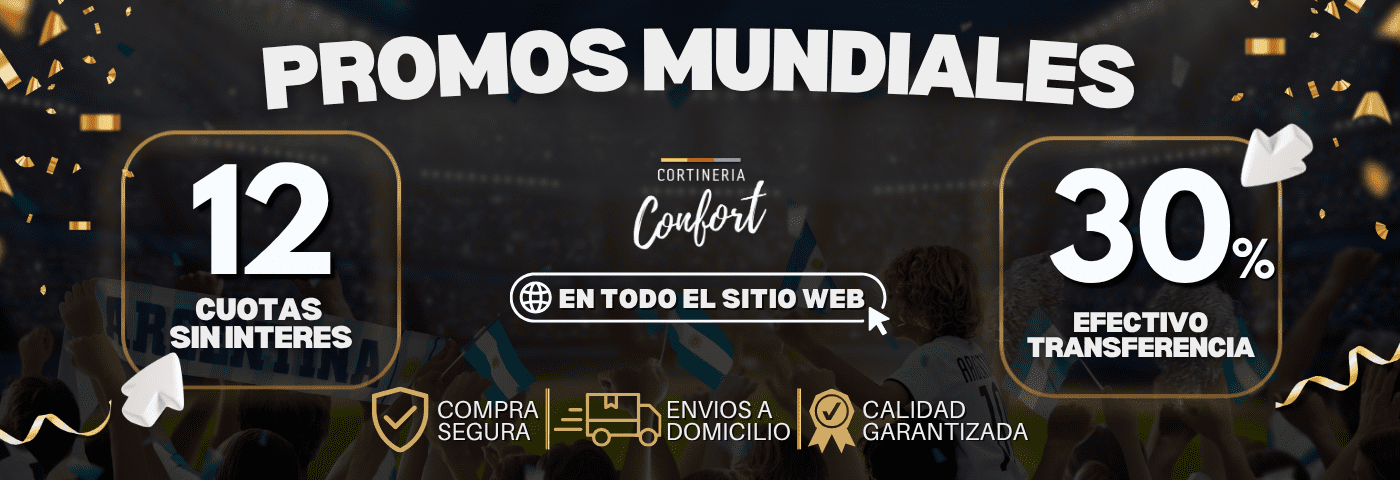 Copia de BANNER HORIZONTAL CONFORT - Cortinería Confort Rosario