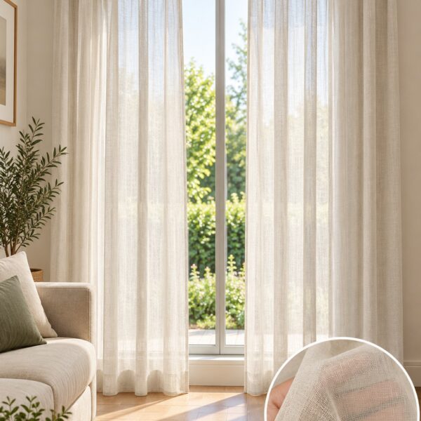 Juego De Cortinas Voile