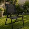 Sillon Plegable XL Caño Black