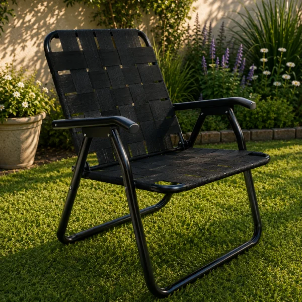 Sillon Plegable Black Cintas