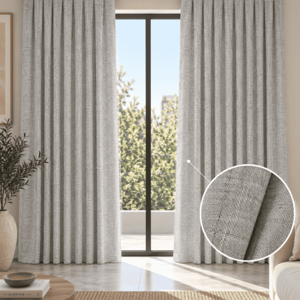 Combo Barral Telescopico Extensible Simple + Cortina Black Out Lino - Imagen 7