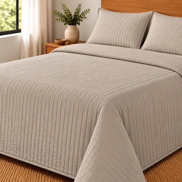 Cover Quilt Liso Twin Size Cacharel - Imagen 2