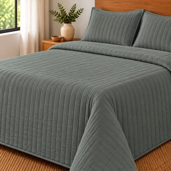 Cover Quilt Liso Twin Size Cacharel - Imagen 3