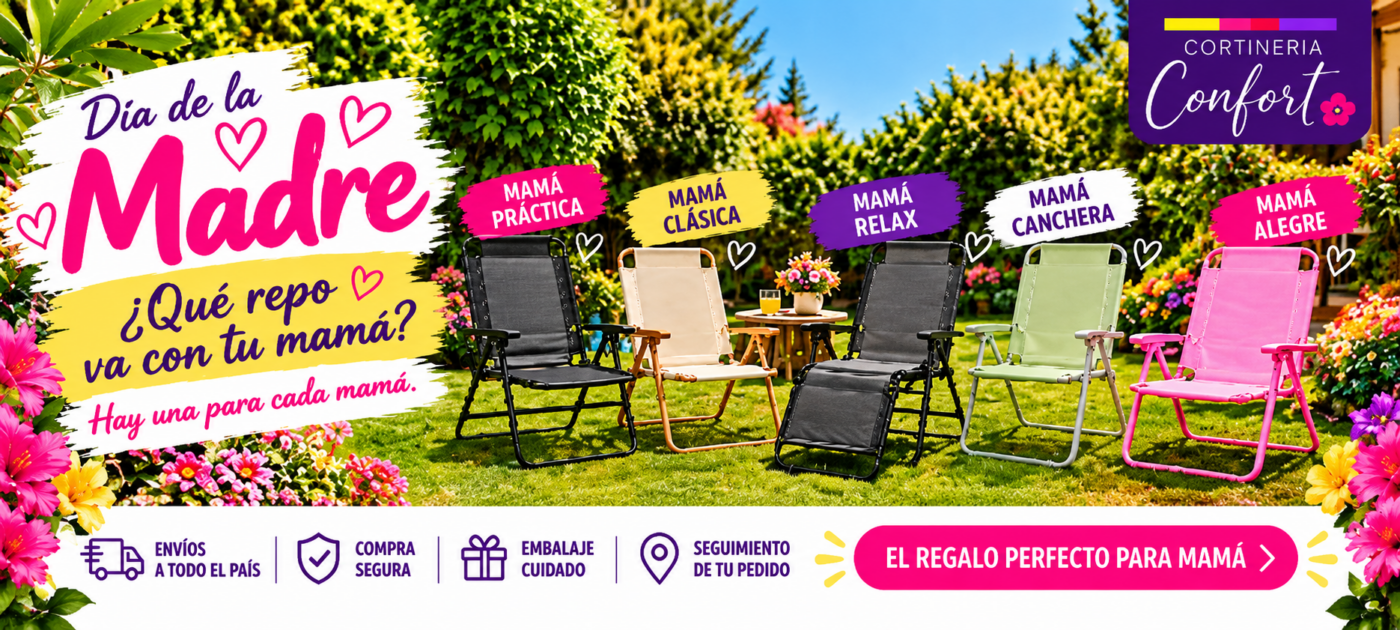 Madres al aire libre_ relax y confort - Cortinería Confort Rosario