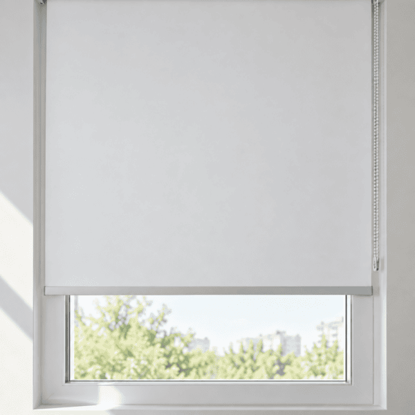 Cortina Roller Prelista Black Out Blanco 205cm alto x 220cm ancho